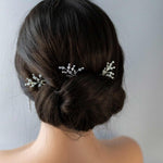 Rhinestone and Crystal Hair Pins - Hair Pins - Cassandra Lynne