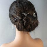 Rhinestone and Crystal Hair Pins - Hair Pins - Cassandra Lynne