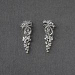 Ribbon Wrapped Marquise CZ Wedding Earrings - Earrings - Cassandra Lynne