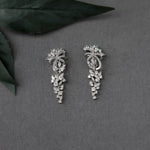 Ribbon Wrapped Marquise CZ Wedding Earrings - Earrings - Cassandra Lynne