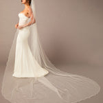 Royal Cathedral Wavy Pencil Edge Bridal Veil - Cassandra Lynne
