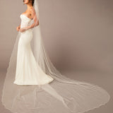 Royal Cathedral Wavy Pencil Edge Bridal Veil - Cassandra Lynne