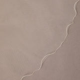Wavy Pencil Edge Bridal Veil Fingertip Veil -Cassandra Lynne