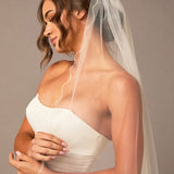 Royal Cathedral Wavy Pencil Edge Bridal Veil - Cassandra Lynne
