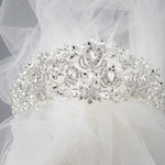 Royal Pearl and Teardrop Crystal Crown - Tiara - Cassandra Lynne
