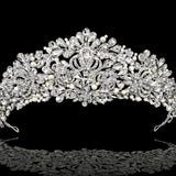 Royal Pearl and Teardrop Crystal Crown - Tiara - Cassandra Lynne