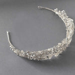 Royal Pearl and Teardrop Crystal Crown - Tiara - Cassandra Lynne