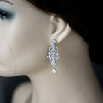 Scrolling Mini Chandelier CZ Earrings - Earrings - Cassandra Lynne