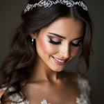 Scrolling Vintage Inspired Bridal Headband - Headband - Cassandra Lynne