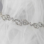 Scrolling Vintage Inspired Bridal Headband - Headband - Cassandra Lynne