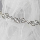 Scrolling Vintage Inspired Bridal Headband - Headband - Cassandra Lynne