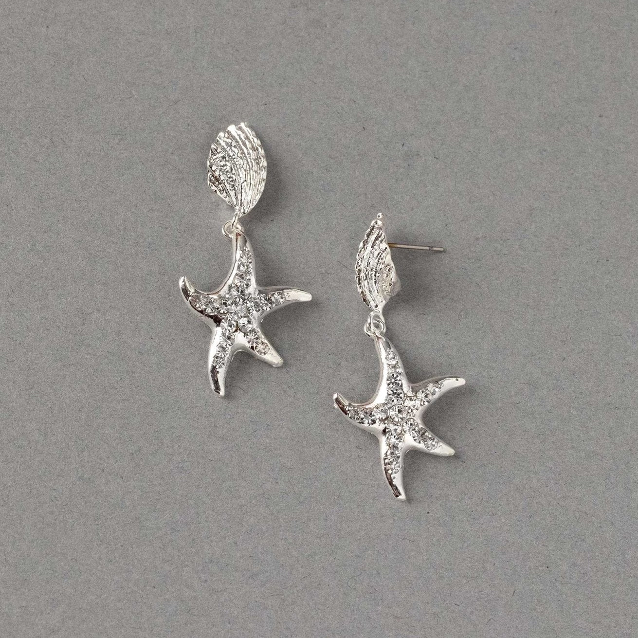 Shells and Starfish Beach Bride Earring Set - Earrings - Cassandra Lynne