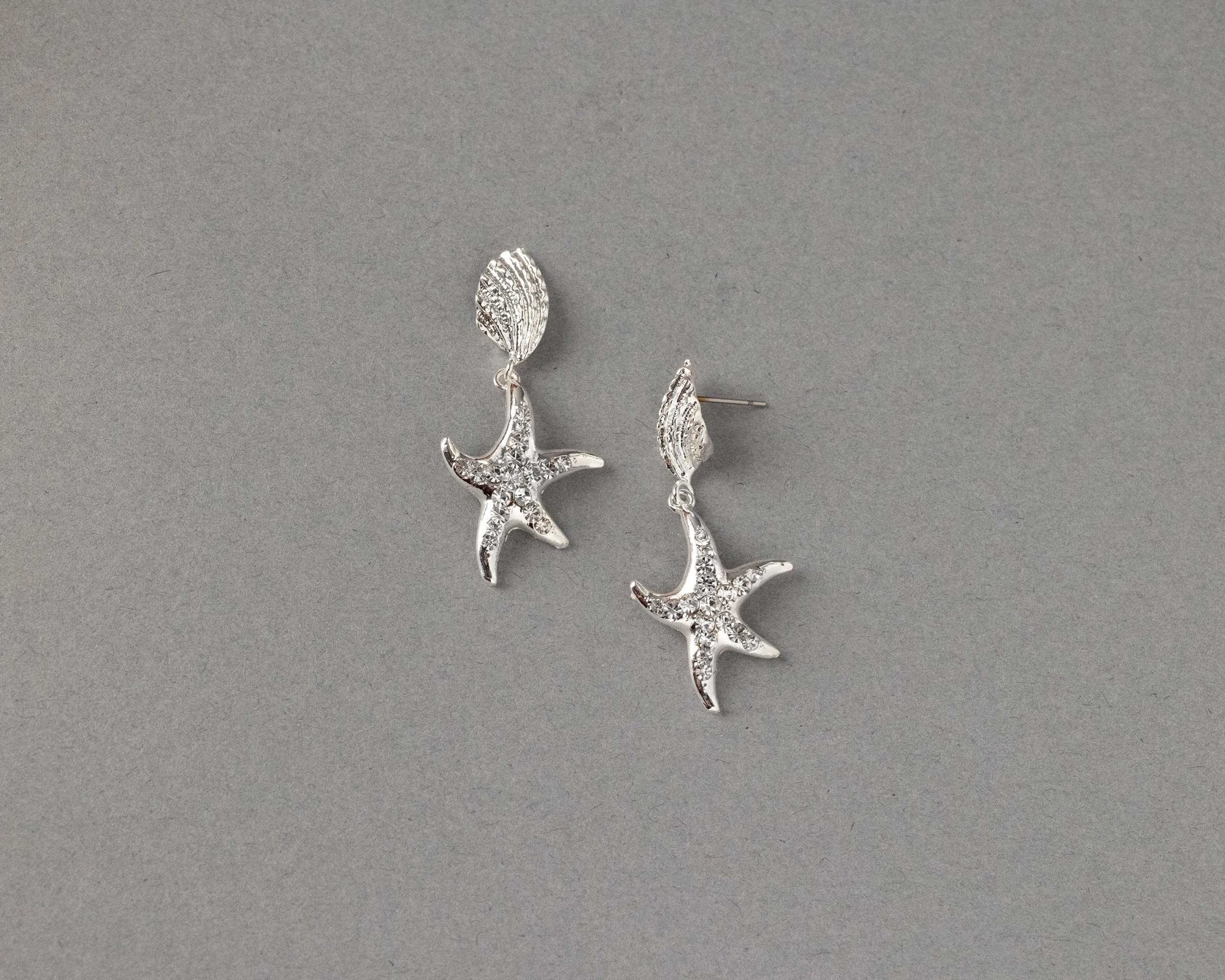 Shells and Starfish Beach Bride Earring Set - Earrings - Cassandra Lynne