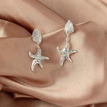 Shells and Starfish Beach Bride Earring Set - Earrings - Cassandra Lynne