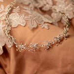 Beach Wedding Headpiece of Gold or Silver Starfish