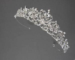 Wedding Tiara with Marquise Accents