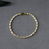 Simple Baguette CZ Bracelet - Bracelet - Cassandra Lynne