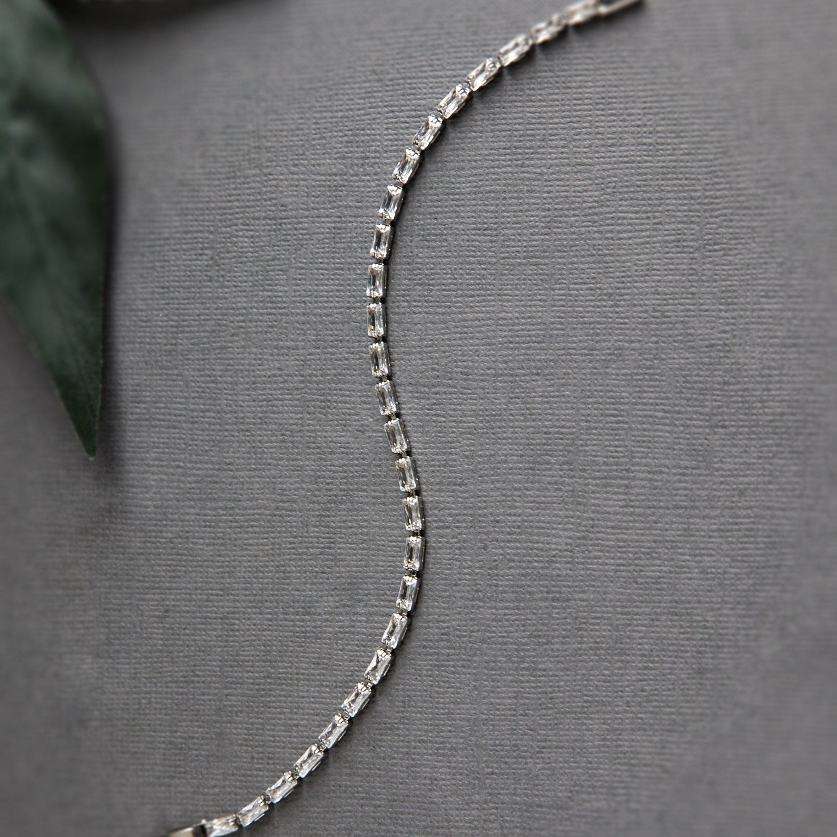 Simple Baguette CZ Bracelet - Bracelet - Cassandra Lynne