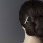 Simple Crystal Bridal Comb Set - Hair Comb - Cassandra Lynne