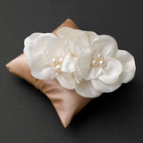 Ivory Bridal Hair Flower with Pearls - Cassandra Lynne