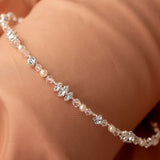 Dainty Bridal Headband of Pearls Crystal and Jewels - Cassandra Lynne
