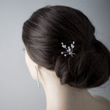 Simple Rhinestone Hair Pin for the Bride - Hair Pins - Cassandra Lynne