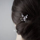 Simple Rhinestone Hair Pin for the Bride - Hair Pins - Cassandra Lynne