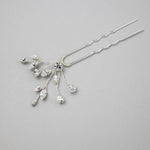 Simple Rhinestone Hair Pin for the Bride - Hair Pins - Cassandra Lynne