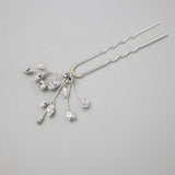 Simple Rhinestone Hair Pin for the Bride - Hair Pins - Cassandra Lynne