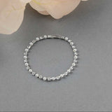 Simple Silver Pearl and Crystal Bracelet - Bracelet - Cassandra Lynne