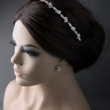 Simple Wedding Tiara of Crystal Clusters - Tiara - Cassandra Lynne