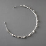 Simple Wedding Tiara of Crystal Clusters - Tiara - Cassandra Lynne