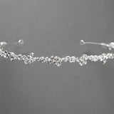 Simple Wedding Tiara of Crystal Clusters - Tiara - Cassandra Lynne