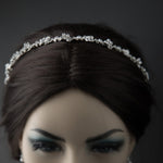 Simple Wedding Tiara of Crystal Clusters - Tiara - Cassandra Lynne