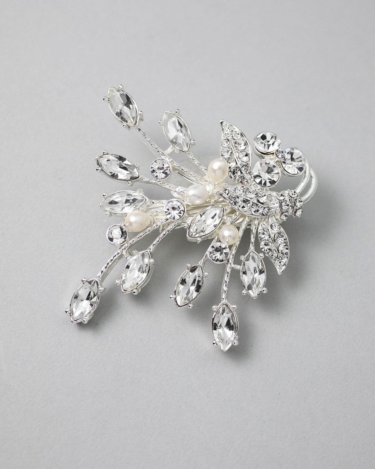 Small Freshwater Pearl Bouquet Hair Clip - Hair Clips - Cassandra Lynne