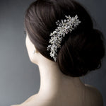Sparkling Wedding Hair Comb with Pearl Drops - Hair Comb - Cassandra Lynne