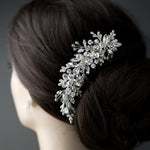 Sparkling Wedding Hair Comb with Pearl Drops - Hair Comb - Cassandra Lynne