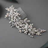 Sparkling Wedding Hair Comb with Pearl Drops - Hair Comb - Cassandra Lynne
