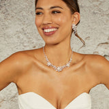 Star Flower Dainty Necklace Set with Pearls - Necklace Set - Cassandra Lynne