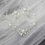 Star Flower Dainty Necklace Set with Pearls - Necklace Set - Cassandra Lynne