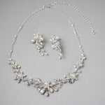 Star Flower Dainty Necklace Set with Pearls - Necklace Set - Cassandra Lynne