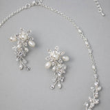 Star Flower Dainty Necklace Set with Pearls - Necklace Set - Cassandra Lynne