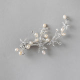 Starfish and Pearl Beach Bride Hair Clip - Hair Clips - Cassandra Lynne