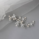 Starfish and Pearl Beach Bride Hair Clip - Hair Clips - Cassandra Lynne