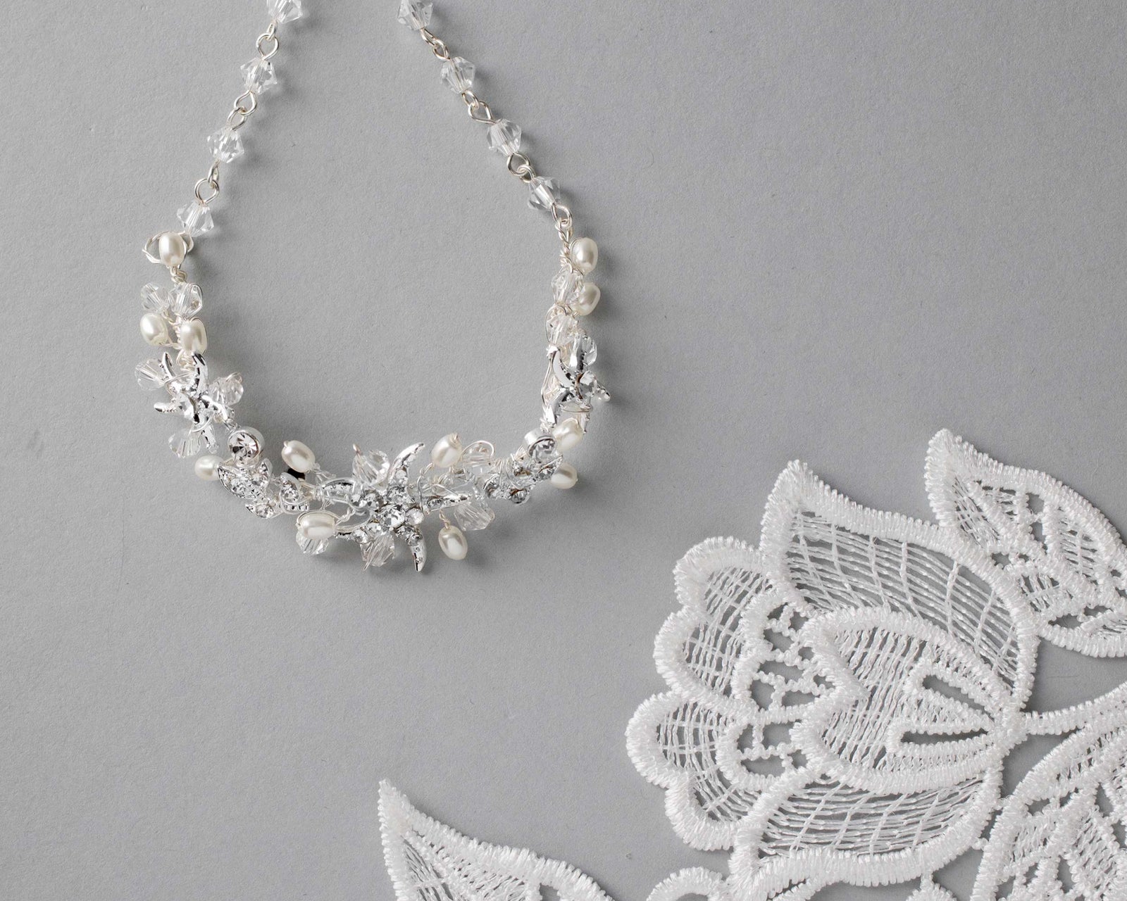 Crystal and Cultured Pearl Beach Bracelet