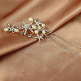 Starfish Beach Bride Hair Pin - Hair Pins - Cassandra Lynne
