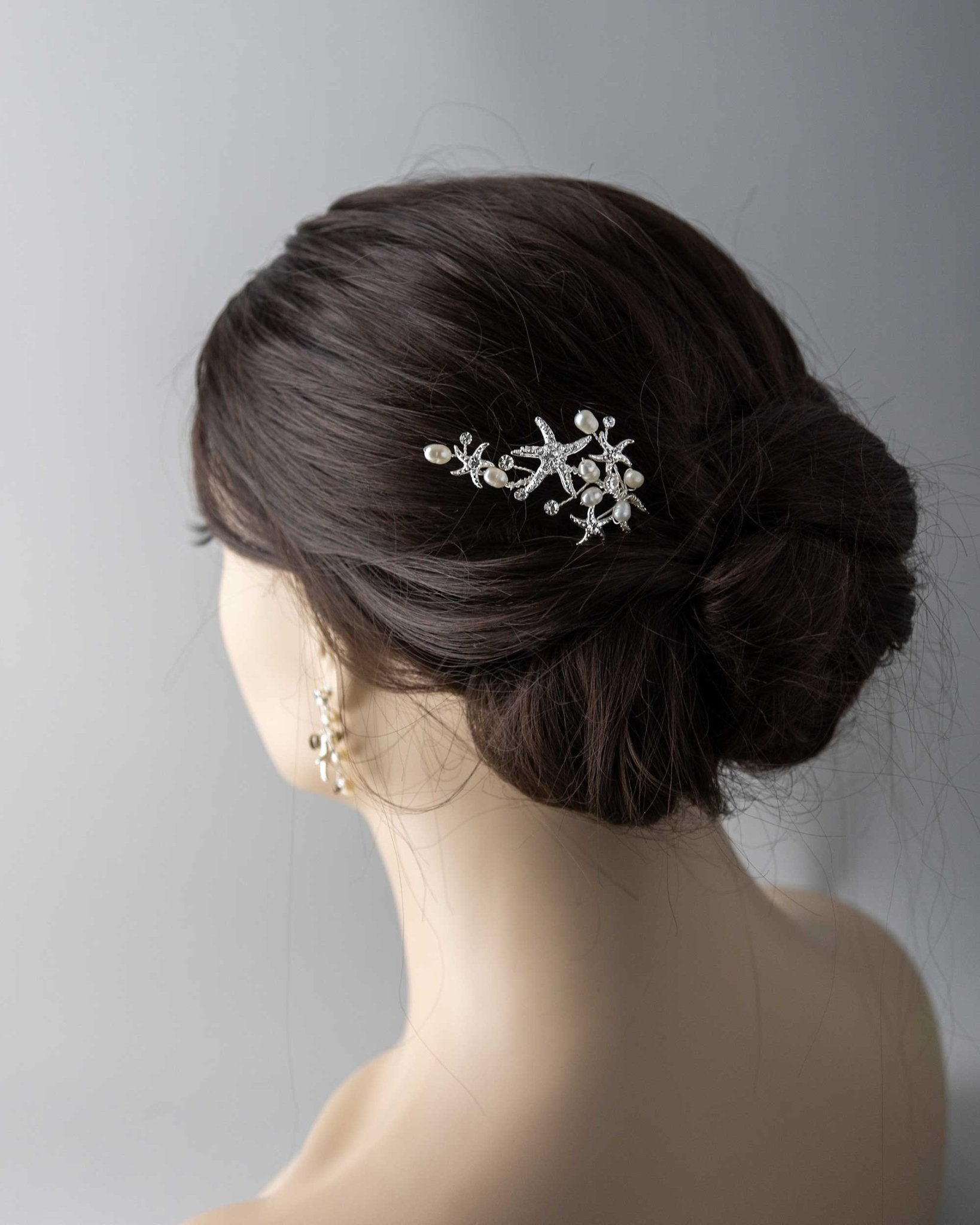 Starfish Beach Bride Hair Pin - Hair Pins - Cassandra Lynne
