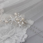 Starfish Beach Bride Hair Pin - Hair Pins - Cassandra Lynne