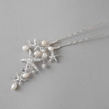 Starfish Beach Bride Hair Pin - Hair Pins - Cassandra Lynne