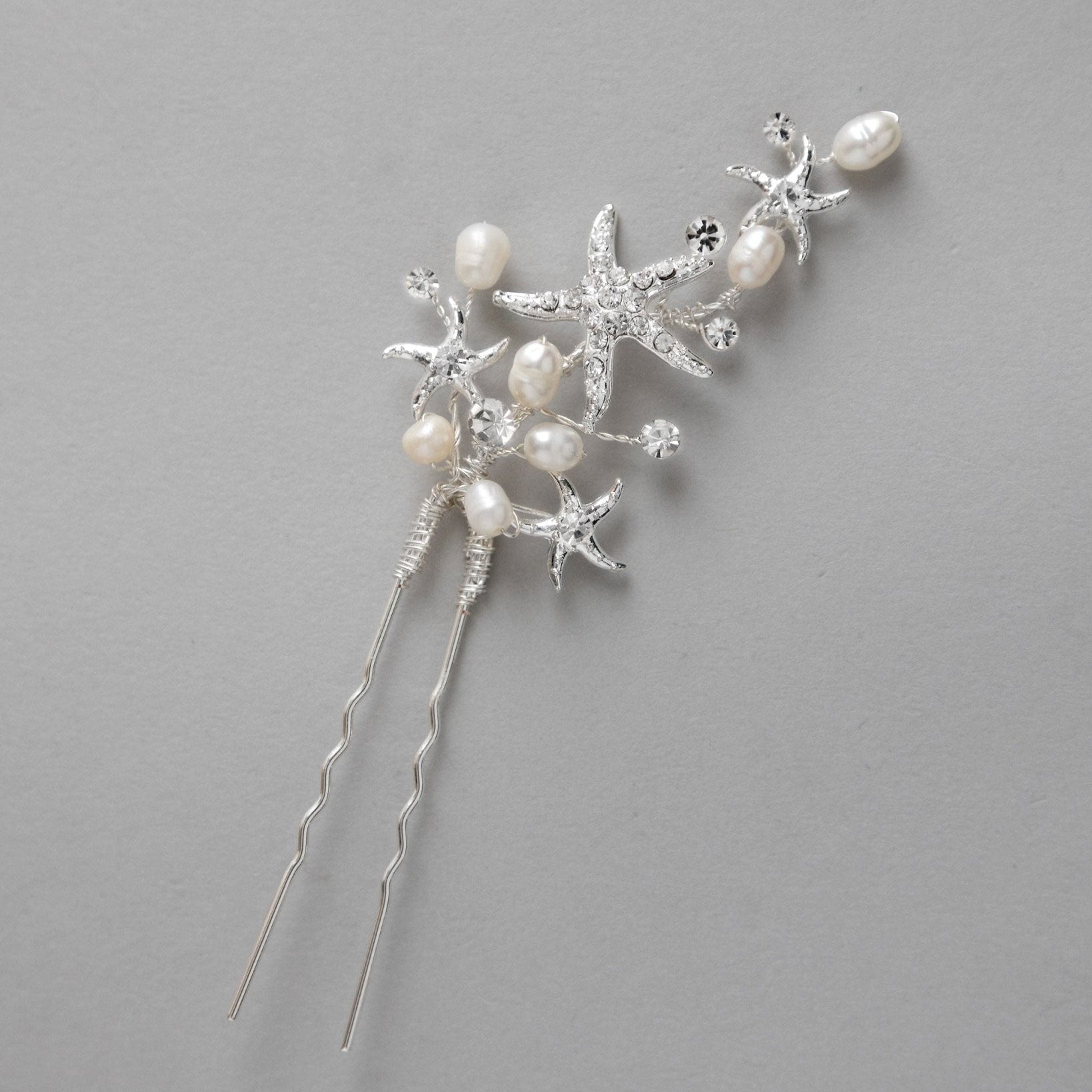 Starfish Beach Bride Hair Pin - Hair Pins - Cassandra Lynne
